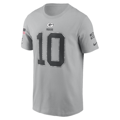 Jordan Love Green Bay Packers Salute to Service Men s Nike NFL T Shirt